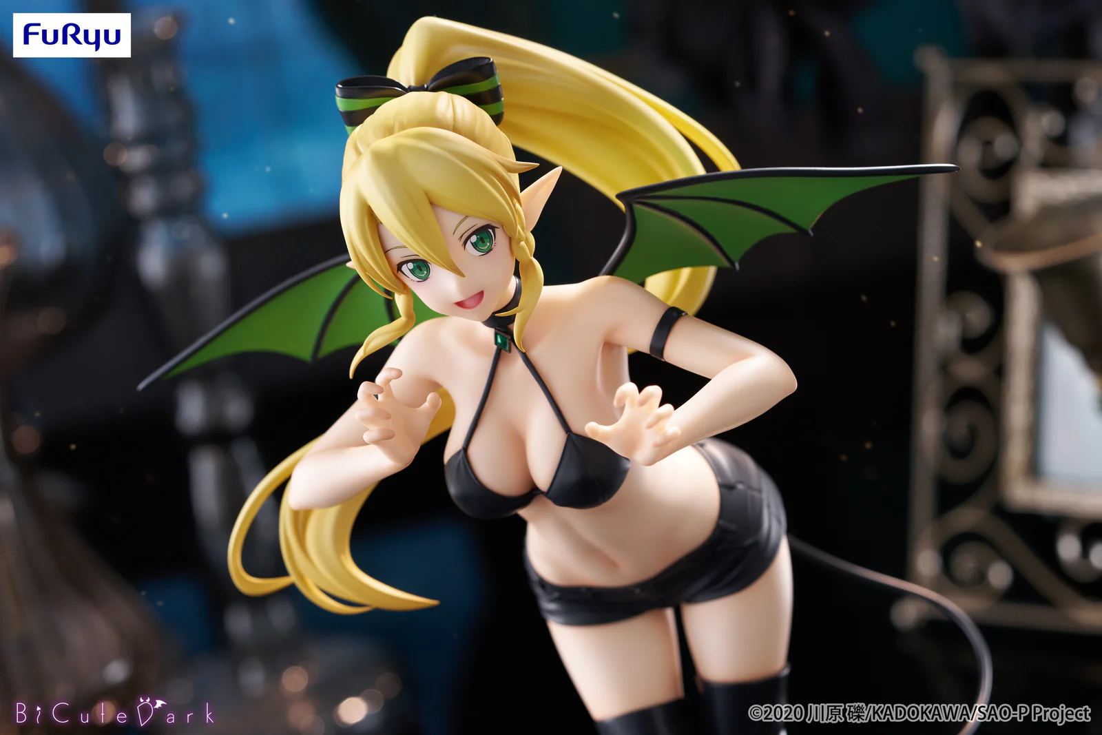 FURYU SWORD ART ONLINE BICUTE DARK LEAFA FIGURE - Image 3